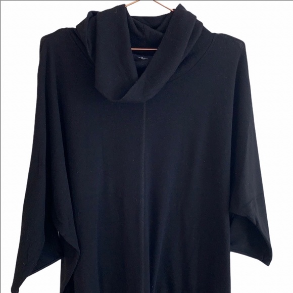 Black Faux Leather Fringe Boho Top Size XL - Picture 2 of 4